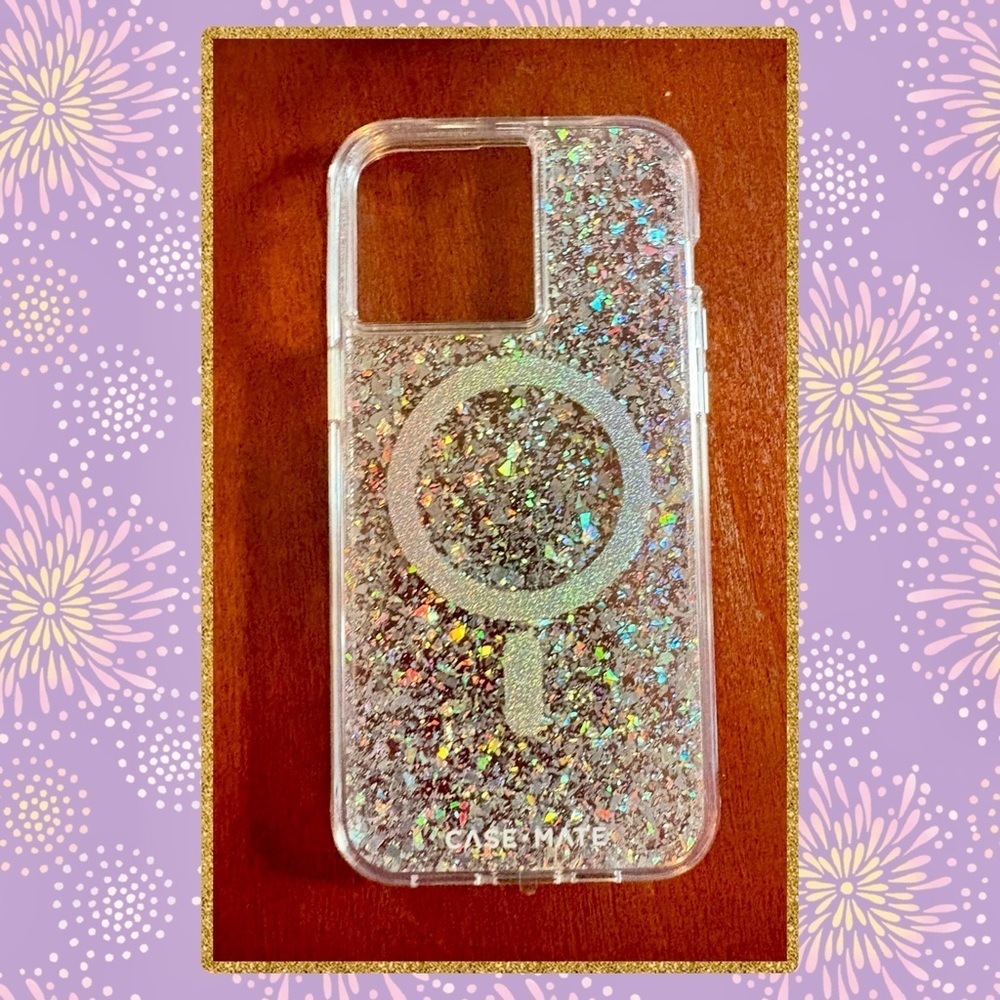 🌹🆕🌹Case-Mate Holographic Glitter Phone Pro Case-6.7”